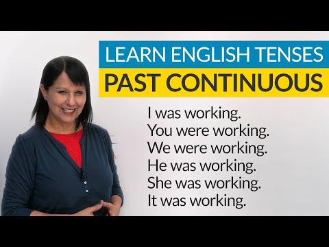 Learn English Tenses: PAST CONTINUOUS