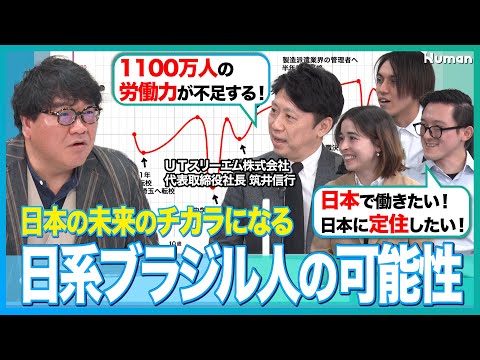 【日本の未来のチカラになる!?日系ブラジル人の可能性】2040年に1100万人の労働力が不足する!?│日系ブラジル人をサポートするＵＴスリーエム株式会社 筑井社長の人生に竹山が迫ります！