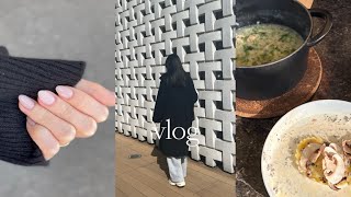 vlog｜朝活する社会人の休日🥞代官山モーニング,おうち時間,休日コーデ,ピンクネイル🌸朝ごはん