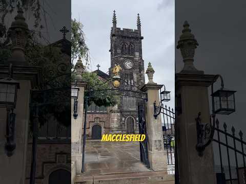 A church under heavy rains #church #town #england #macclesfield