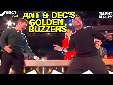 Every Ant & Dec Golden Buzzer EVER (2025)