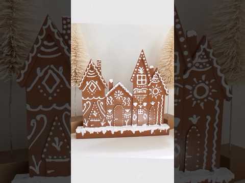 Gingerbread DIY with Dollar Tree finds #dollartree