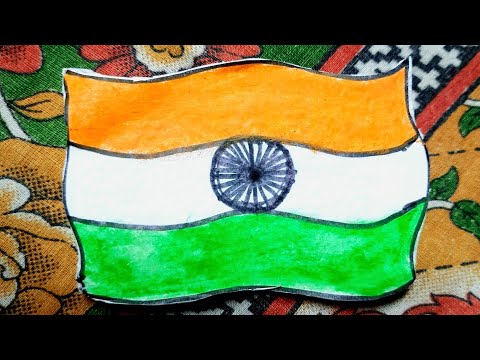 how to make indian flag with thermocol 🇮🇳||Happy Independence Day ||#art is#youtubeshorts