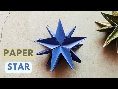 Easy Christmas Star | DIY 3D Star for Christmas Decor | Christmas Decoration Ideas #christmas2024