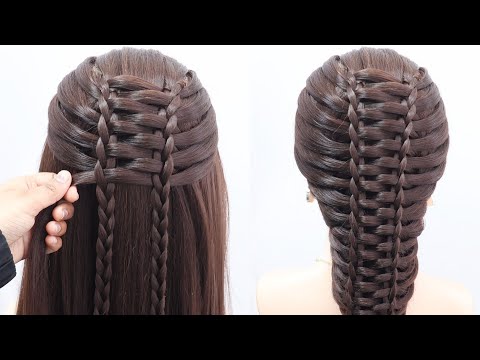 Quick & Very Easy  Ponytail Hairstyle For Girls | Hairstyle for Medium Hair For Wedding & Party