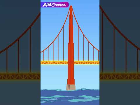 How does the Golden Gate bridge work? | ABCmouse #learning #stem #science #goldengatebridge