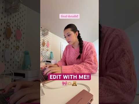 edit my YouTube videos with me!! #girlythings #youtubeshorts #howto #editwithme #viralvideo