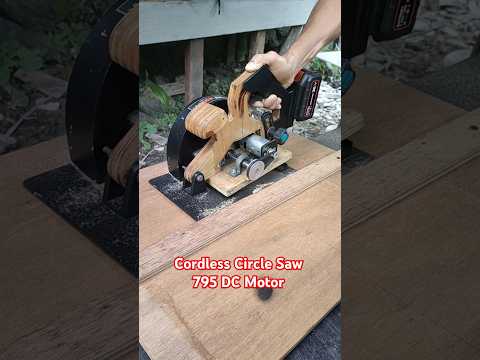 Do it yourself ‼️ Circle Saw cordless dari Dinamo DC 795 sangat kuat sekali #creative #diy #shorts