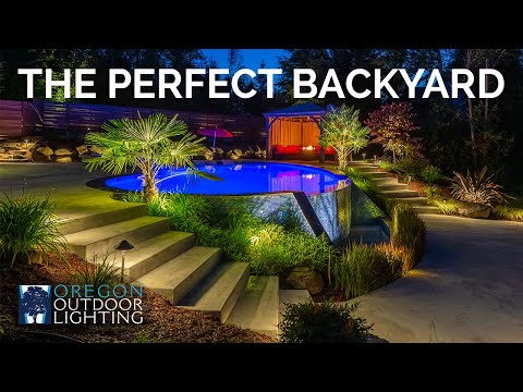 Backyard Landscape Lighting Design | Oregon Outdoor Lighting