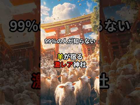 99％の人が知らない　羊が宿る激レア神社#shorts#スピリチュアル#神社#開運#羊#レア