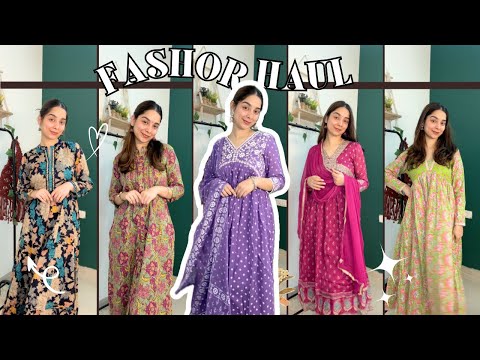 HUGE Ethnic Haul From Fashor 🌼|| Kurta Sets, Kurtis & much more || Tanisha Madhok #fashorhaul