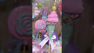 Subscribe for more fake sweets! #pastel #rainbow #cupcakes #icecream #crafttutorial #candyland