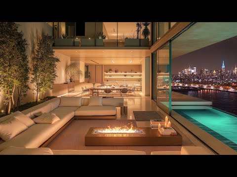 Refined Urban Penthouse | Smooth Jazz Piano Tunes for Serenity & Stress Relief 💿🎧