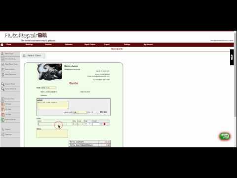 Auto Repair Shop Software - Easily create invoice from a quote