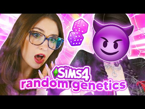 random genetics but it's OCCULTS ONLY in sims 4