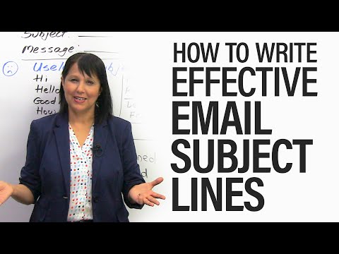 How to Write Effective Email Subject Lines