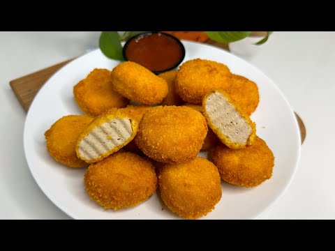 Easy Chicken Nuggets Recipe / How to make crispy nuggets for kids / easy & delicious recipe