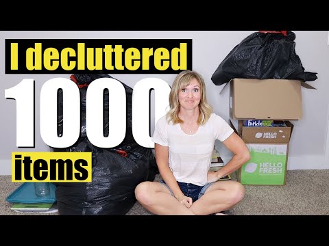 I decluttered 1000 items from my house | Declutter & minimal living