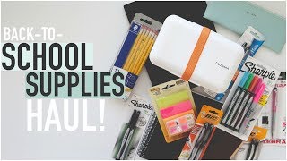 BACK TO SCHOOL SUPPLIES HAUL | University Student