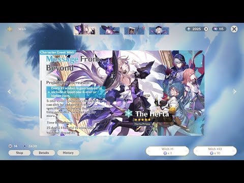 The Herta Banner Wish | Genshin Impact X Honkai Star Rail