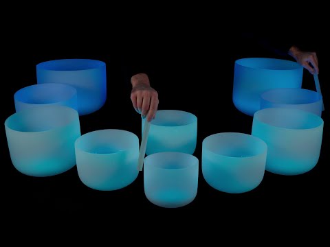 Crystal Bowls for Deep Sleep 🌀 Healing Frequencies 432 Hz