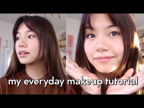 A 15 YEAR OLD's EVERYDAY MAKEUP TUTORIAL/ROUTINE 💄✨