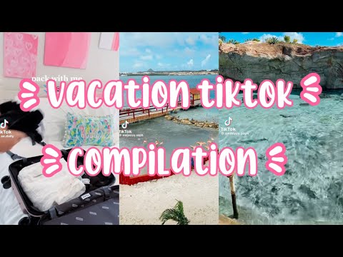 | vacation tiktok compilation! | 🐆💗🌴🌊| sub and like! | @nivyaaa | ☀️👙🐚 🐬|