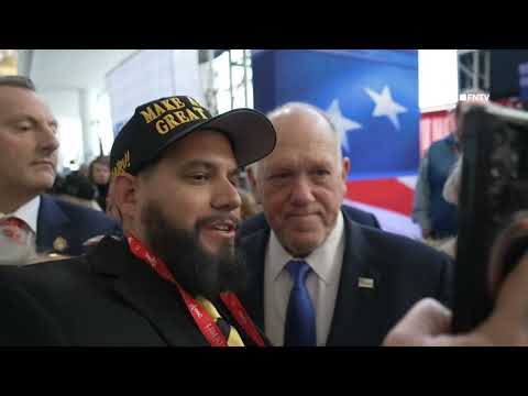 "I'm Heading back to NYC" Tom Homan surrounded by supporters at CPAC Convention