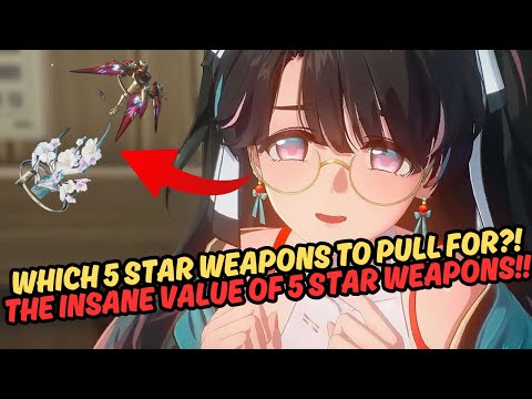 The BEST 5 Star Weapons For Your Account?! The INSANE Value Of 5 Star Weapons!! | Wuthering Waves