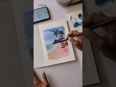 painting in 20 min challenge #youtubeshorts #shorts