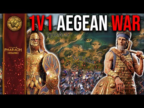 WAR FOR THE AEGEAN - Andy vs Vileurple - Total War Pharaoh Dynasties Multiplayer Campaign 2