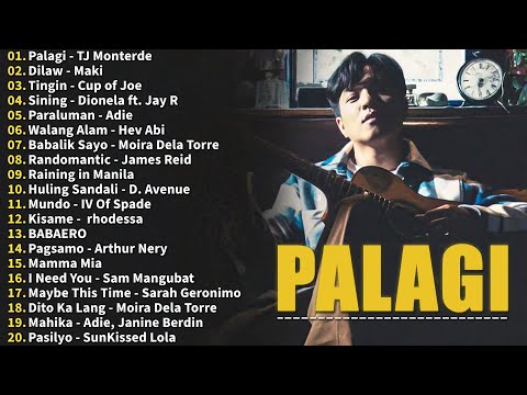 PALAGI - TJ Monterde 💗 Best OPM Tagalog Love Songs With Lyrics 2024 Playlist 💗 OPM Trending 2024