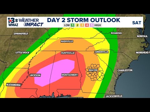 13WMAZ+ Weather Impact Stream: Meteorologist David Guerrero breaks down latest on potential severe s