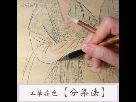 工筆畫入門【分染法】常用上色技法