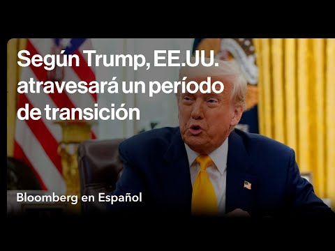 Trump dice que la economía estadounidense se enfrentará a un "periodo de transición"