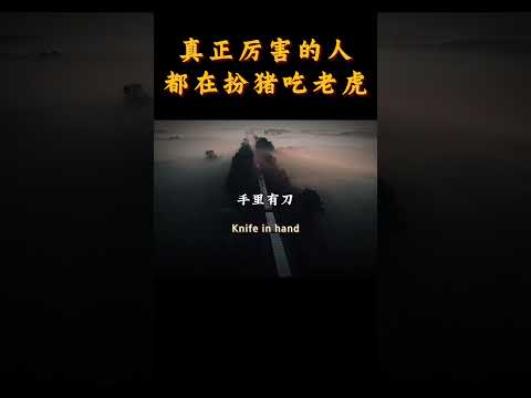 【思维道场】真正厉害的人，都在扮猪吃老虎 | 心态 | 认知 | 思维