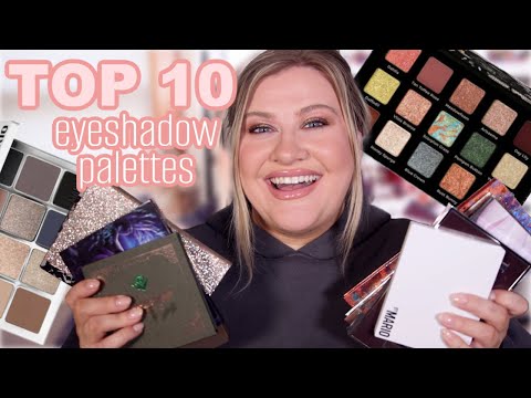 I TRIED 50+ EYESHADOW PALETTES IN 2024 & THESE WERE THE BEST!