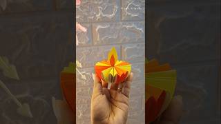 DIY paper Diya 🪔✨️ // Diwali decoration ideas #diy #diwali #artandcraft #papercraft #shortsviral #yt