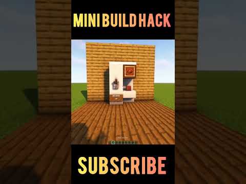 Viral Build Hack in Minecraft #minecraftshorts #youtibeshorts #shorts #minecraft15