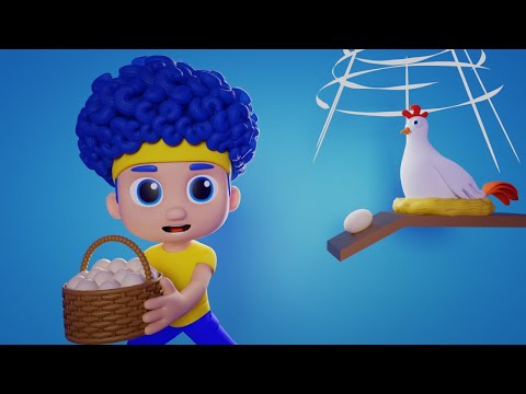 Catch the Egg Game with New Heroes | D Billions Kids Songs