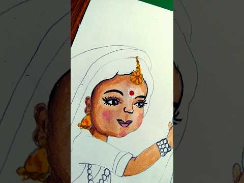 Cute Radharani❤️❤️ #love #song #art #"Subscribe for more videos"