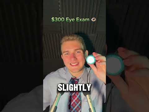 Asmr eye exam