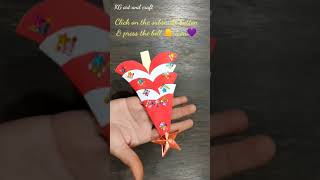 #shorts/ #youtubeshorts/Christmas craft with paper/ DIY Christmas tree/Chirstmas tree @KGartandcraft