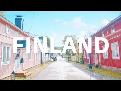 Solo Trip to Finland 🇫🇮 - Cute Pastel Buildings in Naantali