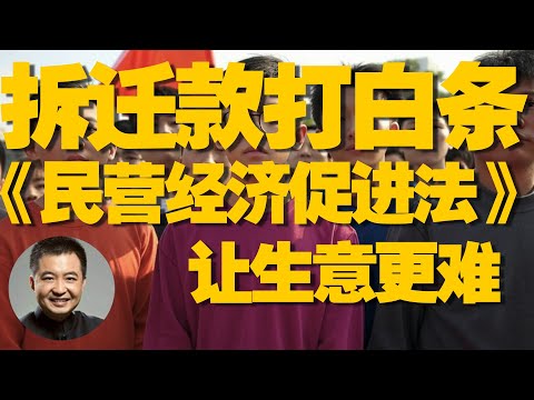 翟山鹰：“拆迁款只能打白条 只能用来买房不能变现｜民营经济法只能让生意更难做”