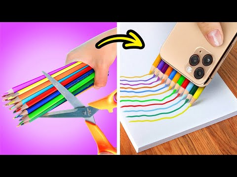 SCHOOL SUPPLIES || DIY Projects and Tips For Students And Teachers by 123 GO! Galaxy