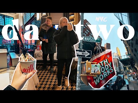 come shopping with us in nyc + mini haul (target, bath & body works) | new york travel vlog day 2