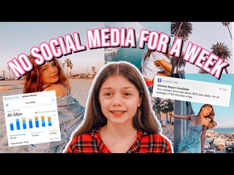 I quit social media for a week *SHOCKING RESULTS*