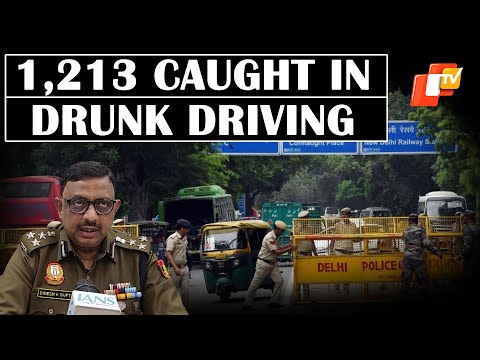 Delhi Police Nab 1,213 Drunk Drivers in Holi Crackdown I OTV News English