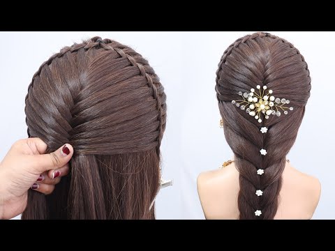 Amazing Ponytail Hairstyle For Woman | Easy & Simple Hairstyle Wedding & Functions